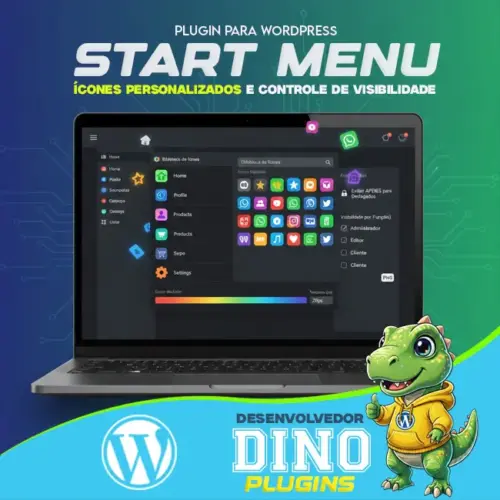 Start Menu Plugin para colocar ícones personalizados e controle de visibilidade no menu