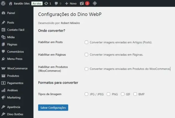 Plugim para inserir logomarca automática nas fotos e proteção contra cópias