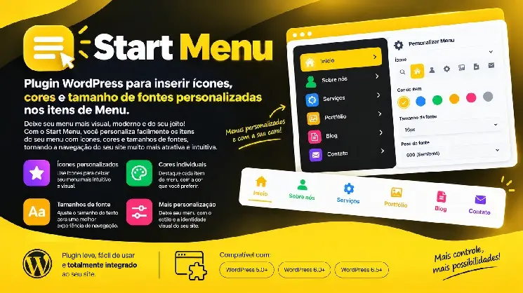 START-MENU-PLUGIN-WORDPRESS-icones-personalizados